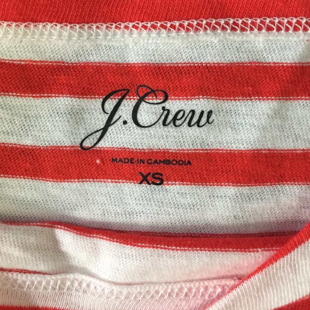J. Crew Boatneck 3/4 Sleeve Tee - Picture 2 of 6
